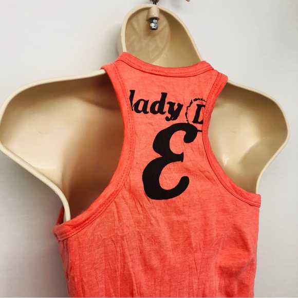 Sure Orange Black Raceback Tank Top - Picture 6 of 16